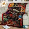 Kiss Band Fleece Blanket For Rock Fan