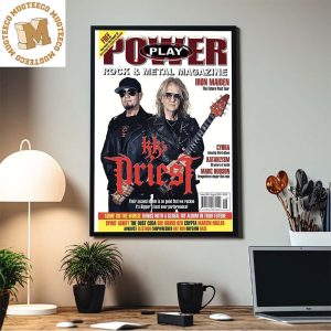 KK’s Priest Power Play Rock And Metal Magazine Cover Home Decor Poster Canvas