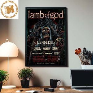 Lamb Of God US Summer Shows Home Decor Poster Canvas