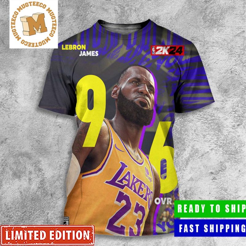 NBA Los Angeles Lakers King James With Signature Design Unisex T-Shirt -  Mugteeco