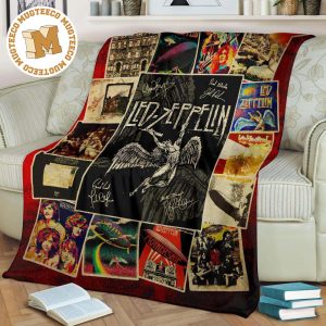 Led Zeppelin Rock Band Fleece Blanket Gift Idea For Fan