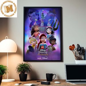 Lego Disney Princess The Castle Quest Stream On Disney Plus August 18 New Home Decor Poster Canvas