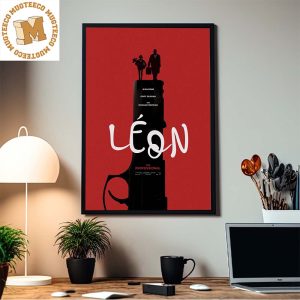 Leon The Professional Jean Reno Gary Oldman And Natalie Portman Home Decor Poster Canvas