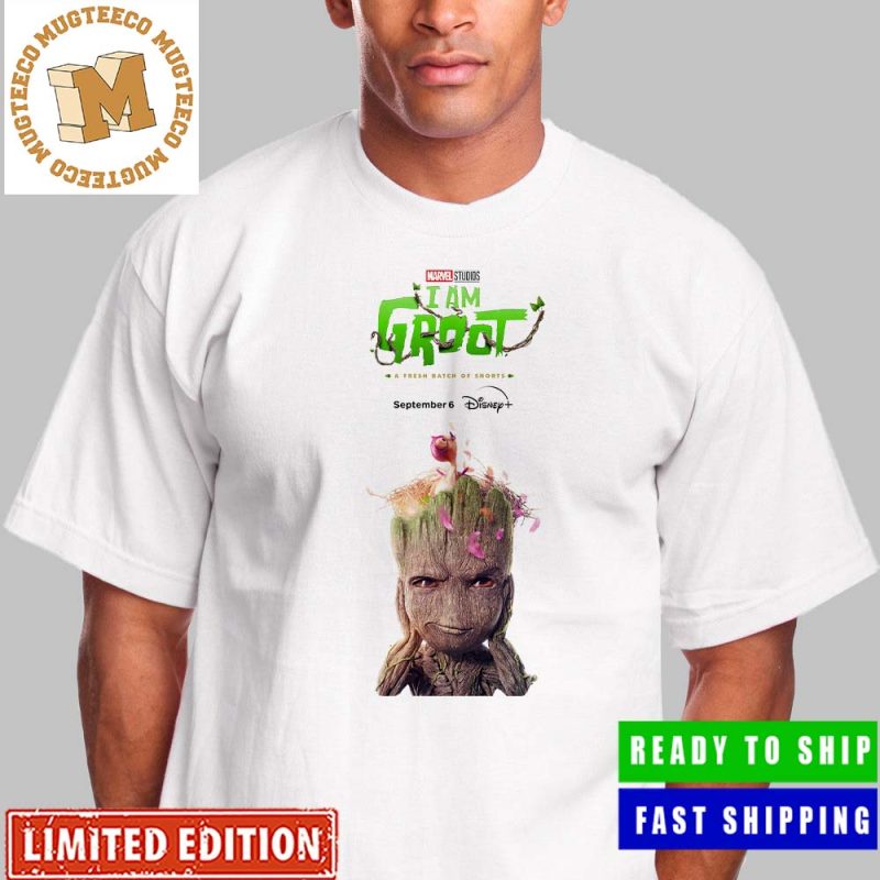 I Am Groot Season 2 A Treemendous Fresh Batch Of Shorts Official Poster  From Marvel Studios Unisex T-Shirt - Horusteez