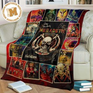 Megadeth Fleece Blanket Rock Band Fan Gift Idea