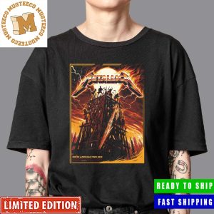 Metallica Exclusive Colorway Pop Up Shop Poster For M72 Phoenix Of M72 World Tour North American Tour 2023 Unisex T-Shirt