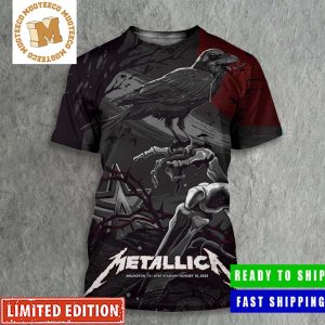 Metallica M72 Arlington Texas First Show August 18 2023 M72 World Tour No Repeat Weekend All Over Print Shirt