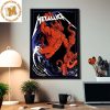 Metallica M72 World Tour North America East Rutherford NJ Metlife Stadium Night Two August 6 Home Decor Poster Canvas