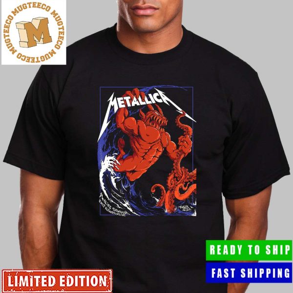 Metallica M72 World Tour North America East Rutherford NJ Metlife Stadium August 4 Unisex T-Shirt