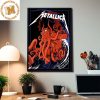 Metallica M72 World Tour North America East Rutherford NJ Metlife Stadium August 4 Home Decor Poster Canvas