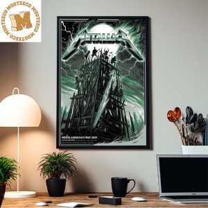 Metallica M72 World Tour North American Tour 2023 East Rutherford August 6th Decor Poster Canvas
