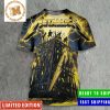 Metallica M72 World Tour North American Tour 2023 Los Angeles Exclusive Colorway Ver 1 Yellow And Blue 3D Shirt