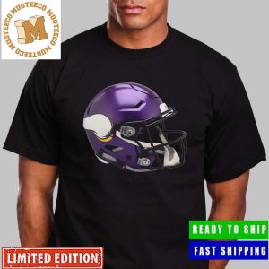 NFL New 2023 Minnesota Vikings On Field Helmet Unisex T-Shirt