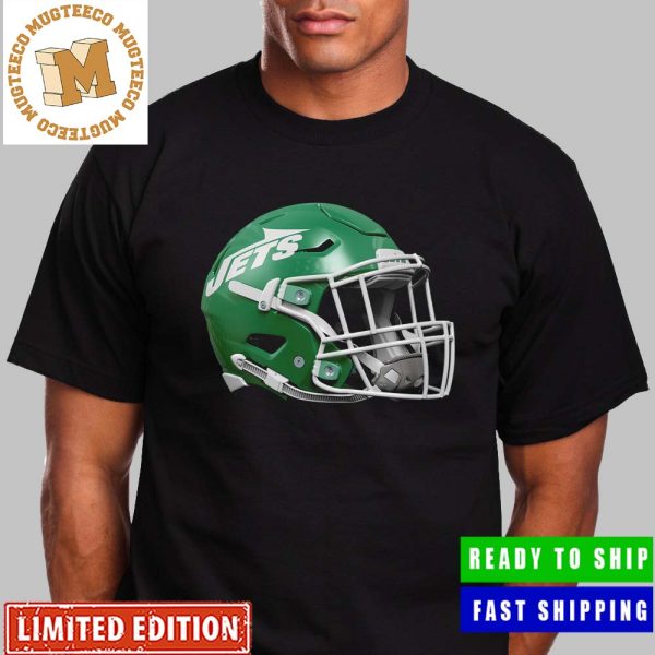 NFL New 2023 New York Jets On Field Helmet Unisex T-Shirt