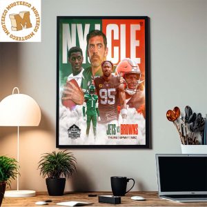 NFL Pro Football Hall Of Fame New York Jets Vs Cleveland Browns Home Decor Poster Canvas