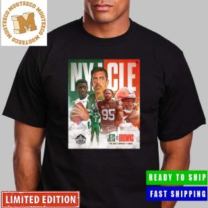 NFL Pro Football Hall Of Fame New York Jets Vs Cleveland Browns Unisex T-Shirt