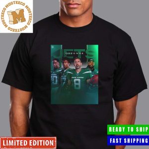 New York Jets Offense Aaron Rodgers Dalvin Cook Unisex T-Shirt