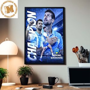 Novak Djokovic Take The Revenge Of Wimbledon Loss Become Cincinnati Open Champion Decor Poster Canvas