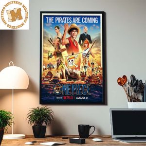 One Piece Live Action Official Poster On Netflix The Pirates Are Coming Home Decor Poster Canvas