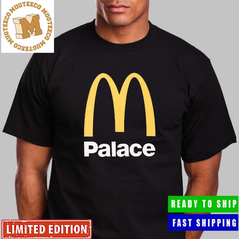 Palace x McDonald's Collaboration Logo Classic T-Shirt - Mugteeco