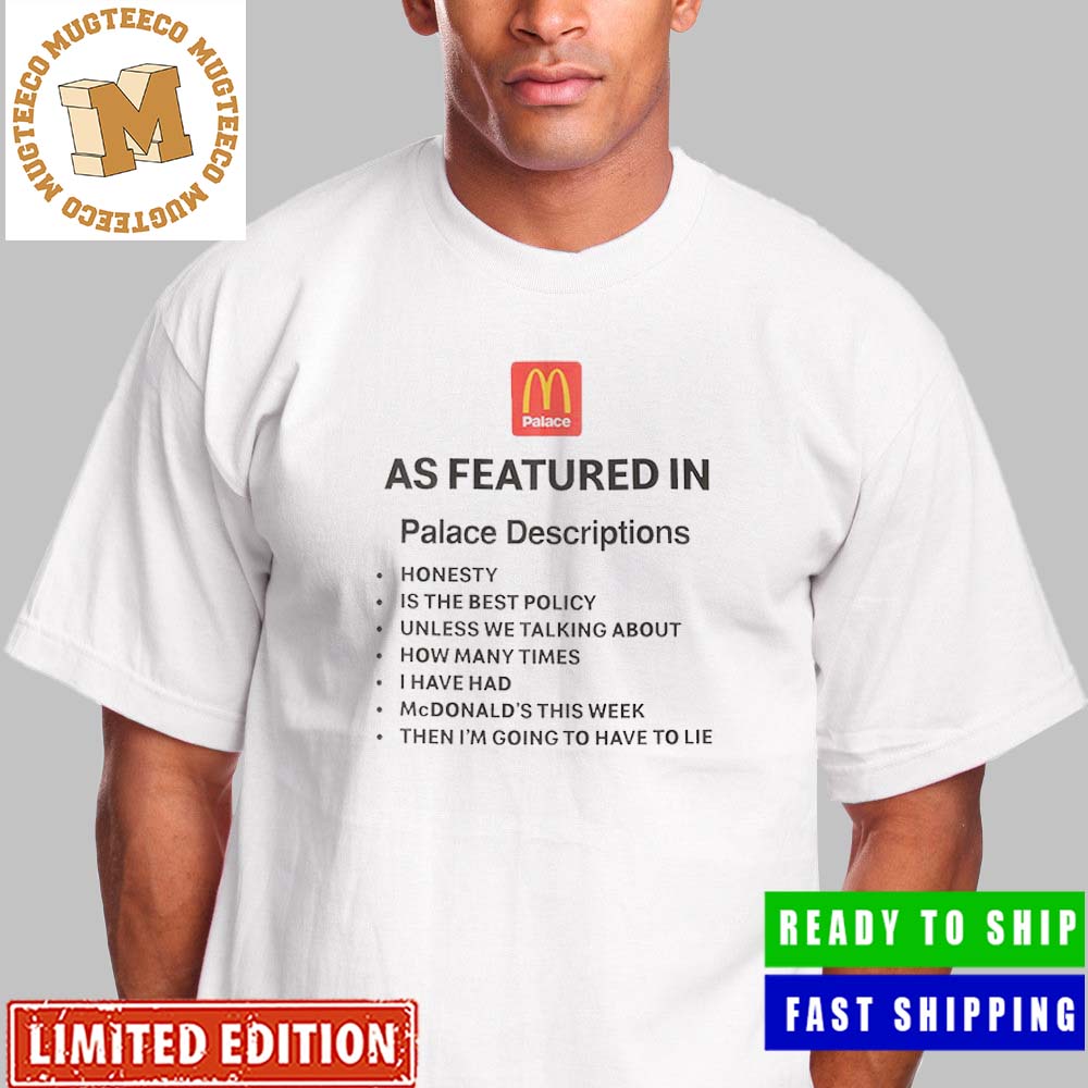 Palace x McDonald's As Featured In Palace Descriptions Vintage T 