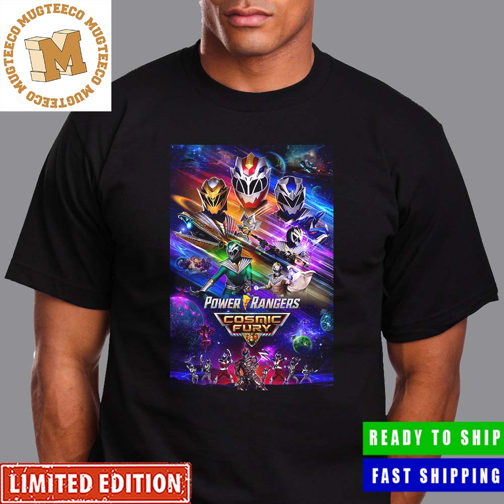 Official Power Rangers Cosmic Fury T-Shirt, hoodie, sweater, long