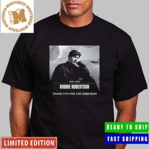 Robbie Robertson Leader Of The Band Thank You For The Memories Classic T-Shirt