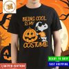 Snoopy Plays With Pumpkins Halloween Vintage Unisex T-Shirt