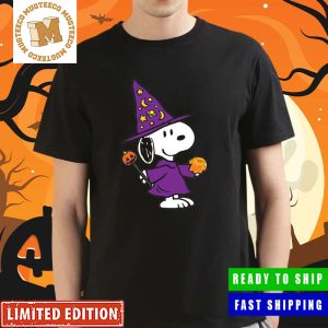 Snoopy The Wizard Costume Halloween Vintage T-Shirt