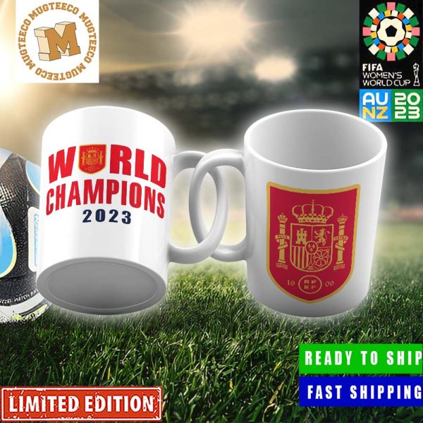 Spain Is The Champions Of FIFA Women’s World Cup 2023 Coffee Ceramic Mug