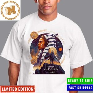 Star Wars Ahsoka Streaming August 23 On Disney Plus Official Poster Vintage T-Shirt