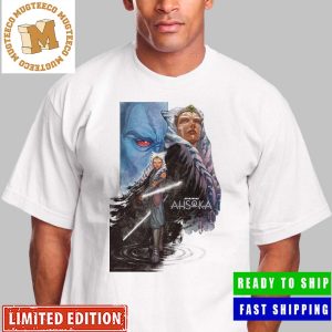 Star Wars Ahsoka Vintage Style Tribute Art Poster Vintage T-Shirt