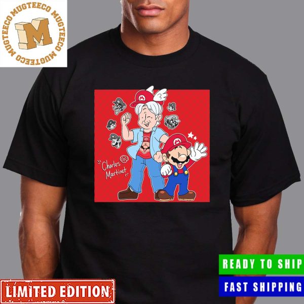 Thank You For Everything Charles Martinet Voice Mario Unisex T-Shirt