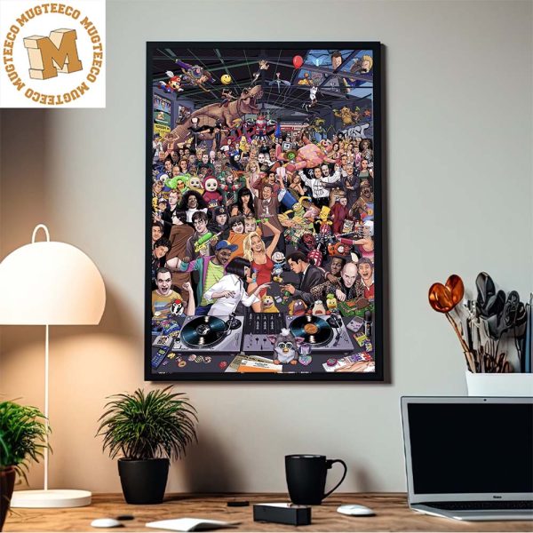 The 90s Popular Culture Cinematic Vintage Home Decor Poster Canvas