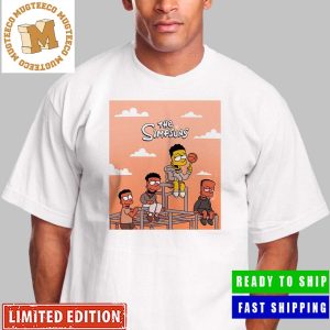 The Simpsuns Phoenix Suns Collabs The Simpsons NBA Funny Poster Unisex T-Shirt