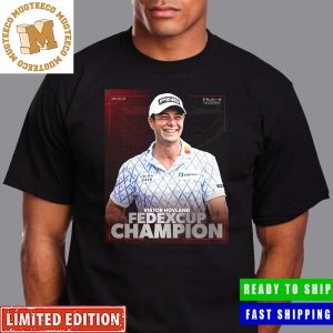 Viktor Hovland Is The 2023 Fedex Cup Champion The Third Victory Of The Season Unisex T-Shirt