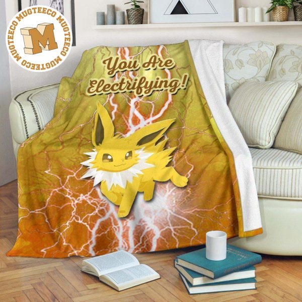 You Are Electrifying Jolteon Fleece Blanket