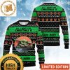 The Grinch Stealing Modelo Beer Navy 2023 Christmas Ugly Sweater