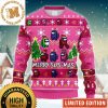 Among Us On Christmas Night Snowy Christmas Lights Holiday Ugly Sweater