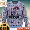 Among Us On Christmas Night Snowy Christmas Lights Holiday Ugly Sweater