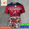 Congrats Atlanta Braves The NL East Champs Clinched Premium 3D Shirt