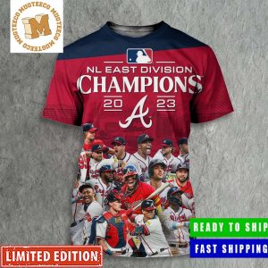 Atlanta Braves Back To Back 2022 2023 NL East Division Champions T Shirt -  Limotees
