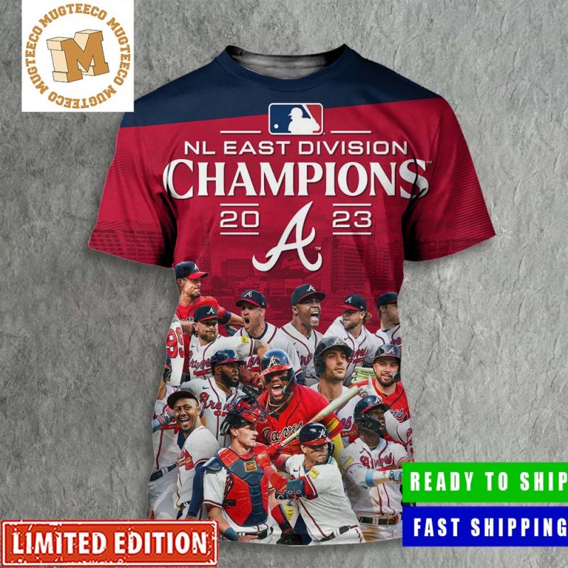 Congrats Atlanta Braves The NL East Champs Clinched Premium 3D