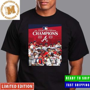 Atlanta Braves Are The 2023 NL East Champions 6 Straight Premium T-Shirt