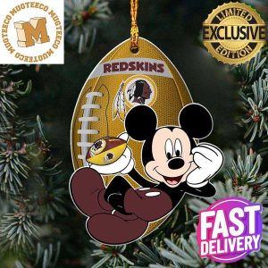 Atlanta Falcons NFL Disney Mickey Mouse Xmas Gifts For Fans Personalized Christmas Tree Decorations Ornament
