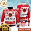 Johnnie Walker Logo With Snowflakes And Chevron Reindeer Knitting Yellow Christmas Ugly Sweater