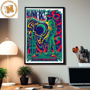 Blink 182 Prague Event Czech Republic O2 Arena On September 19 Home Decor Poster Canvas