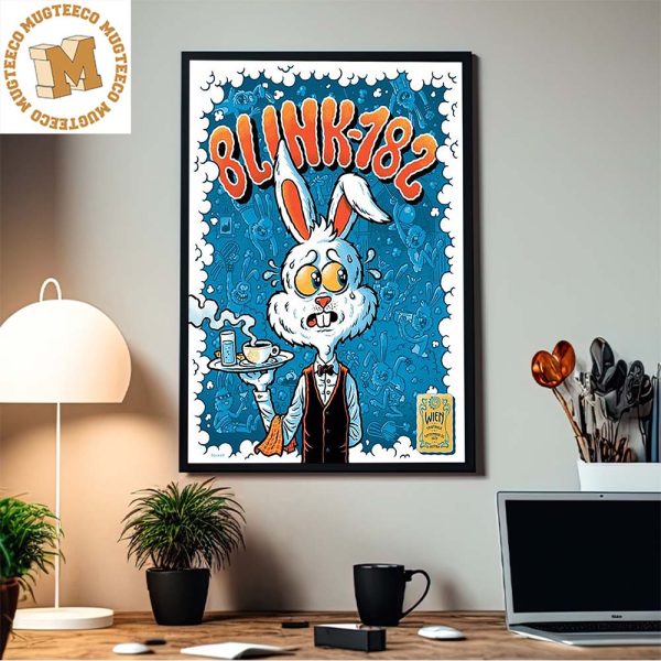 Blink 182 Wien Event September 20 2023 Rabbit Waiter Special Home Decor Poster Canvas