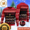 Budweiser Christmas Cheers With Beer Sinature Red Holiday Ugly Sweater 2023