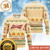 Budweiser Makes Me High Personalized  Red And White Knitting Funny Christmas Ugly Sweater